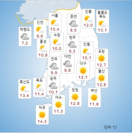 이미지 출처 : 기상청 날씨누리