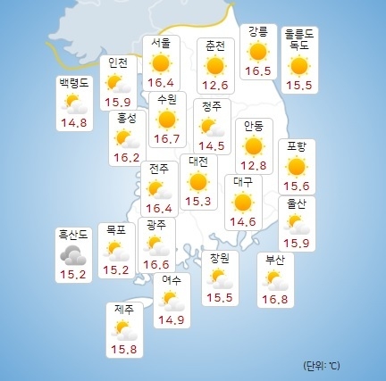 이미지 출처 : 기상청 날씨누리