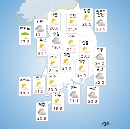 이미지 출처 : 기상청 날씨누리