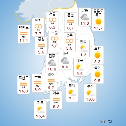 이미지 출처 : 기상청 날씨누리