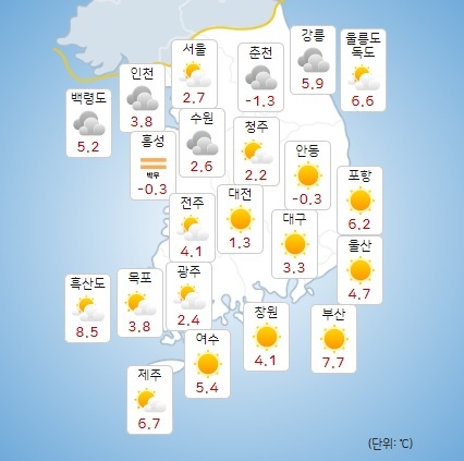 이미지 출처 : 기상청 날씨누리