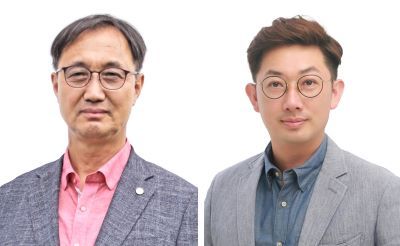 육우자조금 조재성 위원장(사진 오른쪽)과 정용범 의장. 