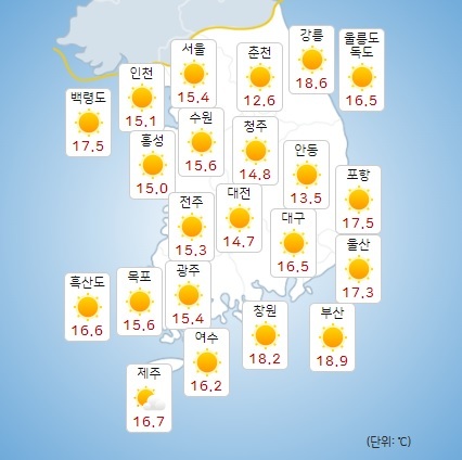 이미지 출처 : 기상청 날씨누리