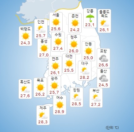 이미지 출처 : 기상청 날씨누리