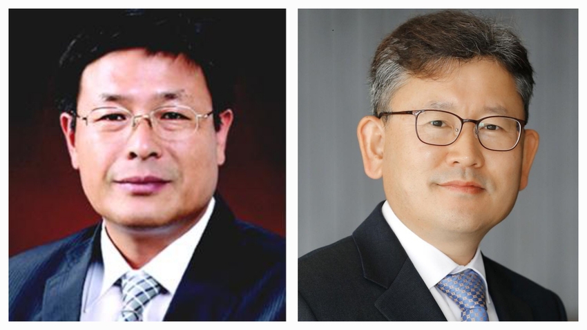 신임 김호 농어업위원장(왼쪽)과 이승돈 농진청장(오른쪽).