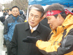 강추위 불구 국회의원 다수 참석 ‘격려’
