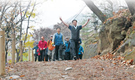 비에 젖은 늦가을 산행…촉촉한 축산인 우정 확인 
