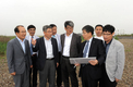 “간척지에 한우개량단지 첫 진입…큰 관심을”