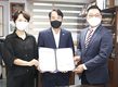 자조금·남산돈까스, 한돈인증점 MOU