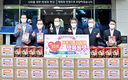 <나눔축산>국가보훈 가족에게 삼계탕 500인분 전달