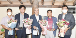 경인지역축협상임이사협의회, 퇴임 박준군·장인영 상임이사에 감사패 전달