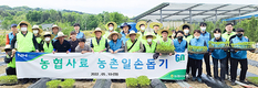 <나눔축산>고추 모종 심고 축사주변 환경정리까지