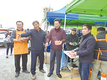 <나눔축산> 새벽시장서 한우 사골곰탕 떡국 나눔