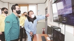 AI 방역현장 점검하는 정 장관