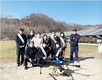 드론 활용 한우농가 소독·일손돕기 활동