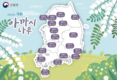 국립산림과학원, 밀원수종 개화시기 예측지도 발표