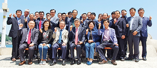서울축협-남해축협간의 자매교류 협약식 현장.