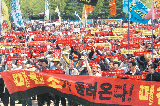 “한미 쇠고기 굴욕협상 전면무효”
